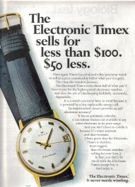 1969 Timex Electronic Ad